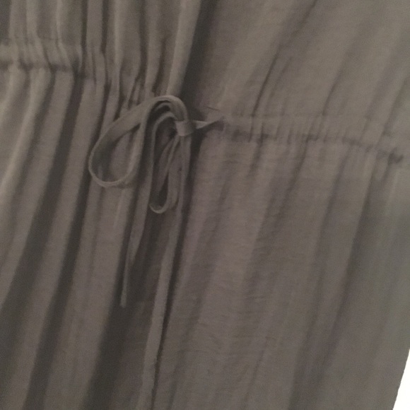 Who What Wear | Black Ruffle Strap Tie Waist Dress - Picture 6 of 8